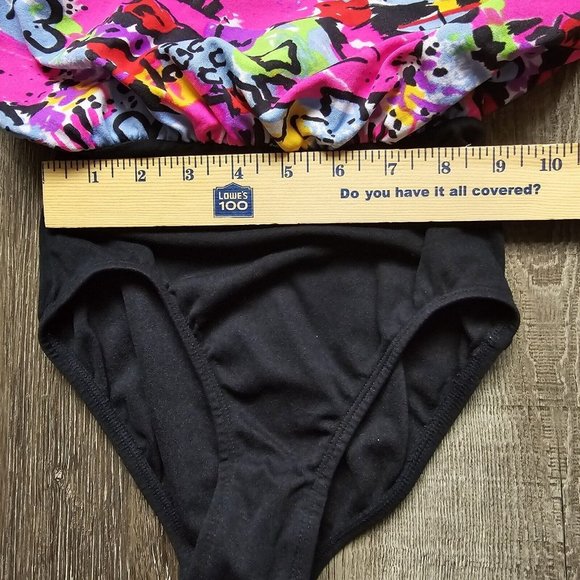 Vintage 80s 90s Jacques Moret Workout Leotard Dance Ballet Girls Medium 8-10 - Picture 5 of 9